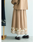 【WEB限定】花柄刺繍ギャザースカート