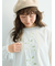 【WEB限定】花柄刺繍ブラウス