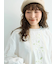 【WEB限定】花柄刺繍ブラウス