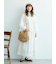 【WEB限定】花柄刺繍ブラウス