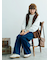 【WEB限定】花柄刺繍ブラウス