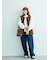 【WEB限定】花柄刺繍ブラウス