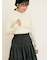 リブハイネックインナー