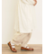 ストライプツイル裾タックパンツ