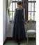 【ゆべし×Samansa Mos2】ティペット付リブニット