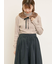 【ゆべし×Samansa Mos2】ティペット付リブニット