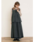 【ゆべし×Samansa Mos2】ティペット付リブニット