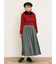 【ゆべし×Samansa Mos2】ティペット付リブニット