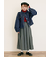 【ゆべし×Samansa Mos2】ティペット付リブニット