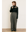 【ゆべし×Samansa Mos2】ティペット付リブニット