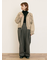 【ゆべし×Samansa Mos2】ティペット付リブニット