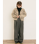 【ゆべし×Samansa Mos2】ティペット付リブニット