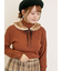 【ゆべし×Samansa Mos2】ティペット付リブニット