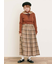 【ゆべし×Samansa Mos2】ティペット付リブニット