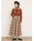 【ゆべし×Samansa Mos2】ティペット付リブニット