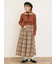 【ゆべし×Samansa Mos2】ティペット付リブニット