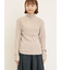 【ゆべし×Samansa Mos2】ティペット付リブニット