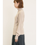 【ゆべし×Samansa Mos2】ティペット付リブニット