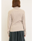 【ゆべし×Samansa Mos2】ティペット付リブニット