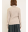 【ゆべし×Samansa Mos2】ティペット付リブニット