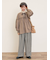 【2WAY】ロゴ刺繍ボアショルダーバッグ