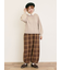 【M/Lサイズ】チェック柄アソートバルーンパンツ