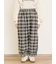 【M/Lサイズ】チェック柄アソートバルーンパンツ
