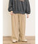【M/Lサイズ】ツータックゆるストレートパンツ