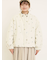 小花総刺繍中綿ジャケット