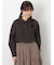 切替ピンタックブラウス