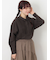 切替ピンタックブラウス