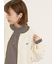 刺繍入りパフスリーブカーディガン