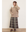 ビッグ襟ピンタックブラウス