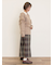 ビッグ襟ピンタックブラウス