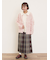 ビッグ襟ピンタックブラウス