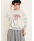 プリントゆるスウェット