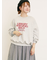 プリントゆるスウェット