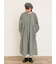 【S/Mサイズ】綿麻/デニムピンタックワンピース