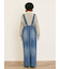 デニム/ツイルサスペンダー付きパンツ