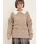 【Fluffy Wool Blend】フリンジ前後2WAYニット