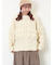 【Fluffy Wool Blend】フリンジ前後2WAYニット