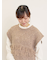 【Fluffy Wool Blend】フリンジニットベスト