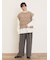 【Fluffy Wool Blend】フリンジニットベスト