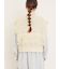 【Fluffy Wool Blend】フリンジニットベスト