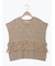 【Fluffy Wool Blend】フリンジニットベスト