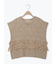 【Fluffy Wool Blend】フリンジニットベスト