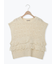 【Fluffy Wool Blend】フリンジニットベスト