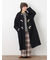 [タスマニアウール]2WAY襟ロングコート