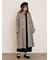 [タスマニアウール]2WAY襟ロングコート