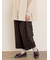 【Cross×Linen】裾フリルパンツ